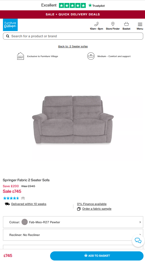 Price comparison