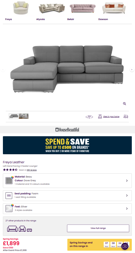 Price comparison