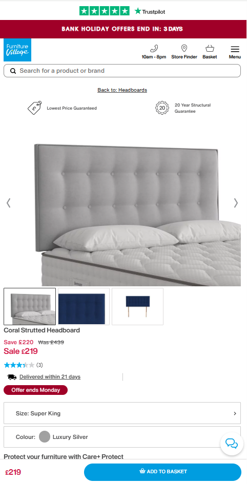 Price comparison