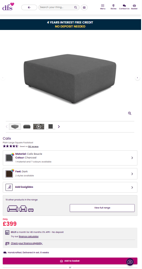 Price comparison
