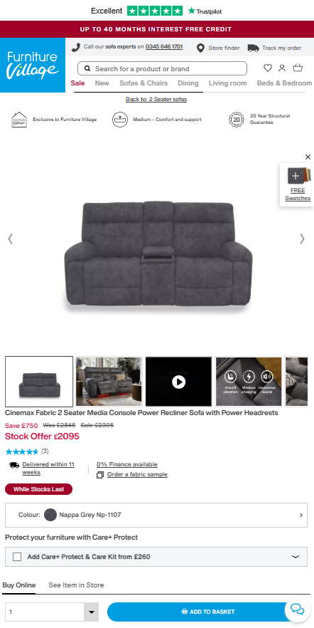Price comparison