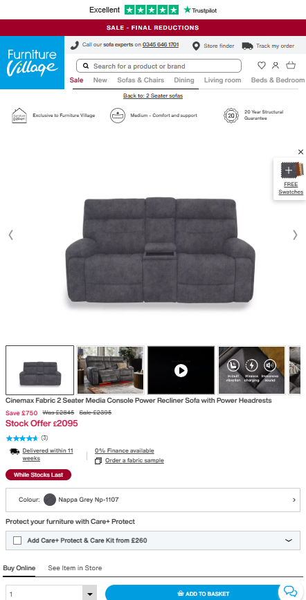 Price comparison