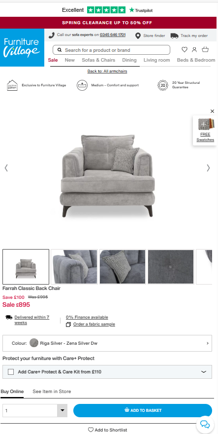 Price comparison