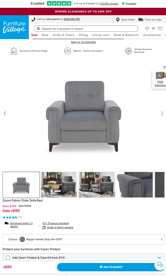 Price comparison