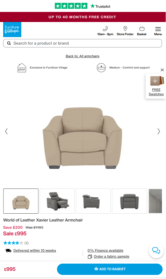 Price comparison