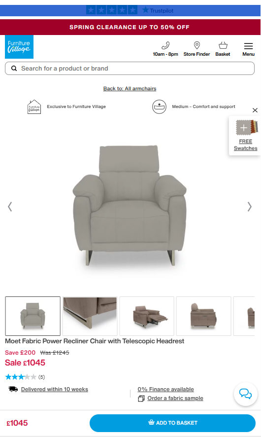 Price comparison