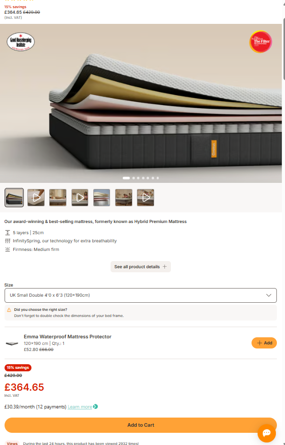 Price comparison