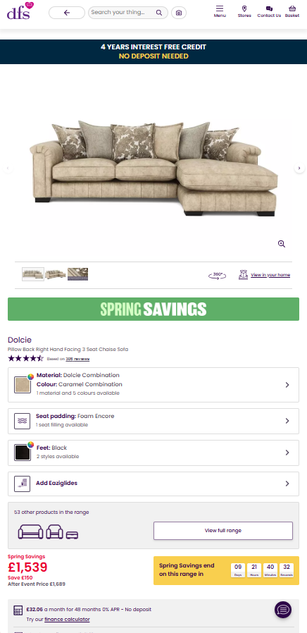 Price comparison