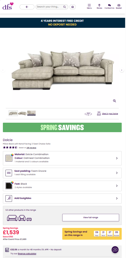 Price comparison