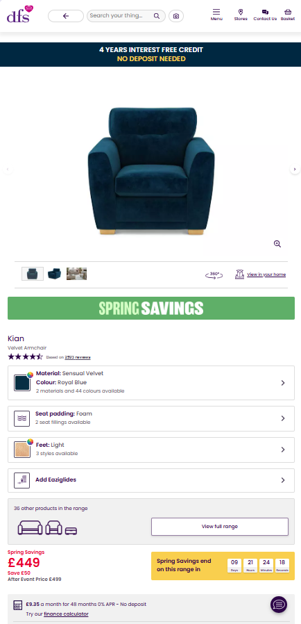 Price comparison