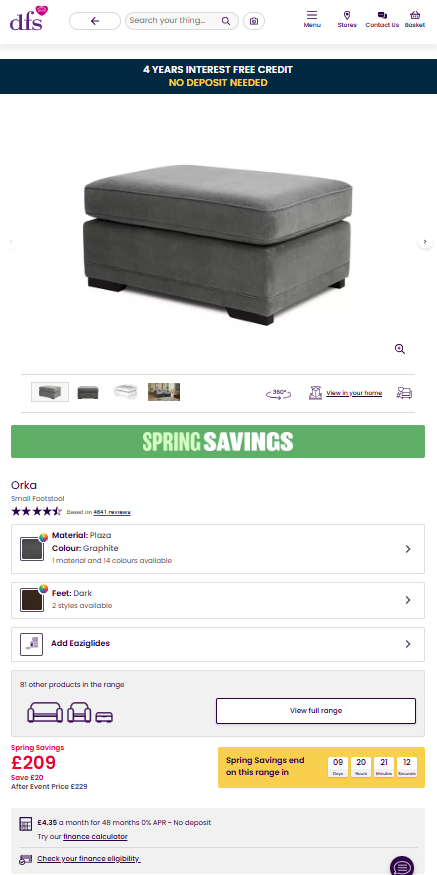 Price comparison