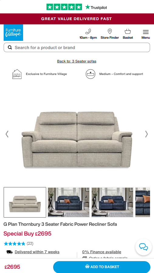 Price comparison