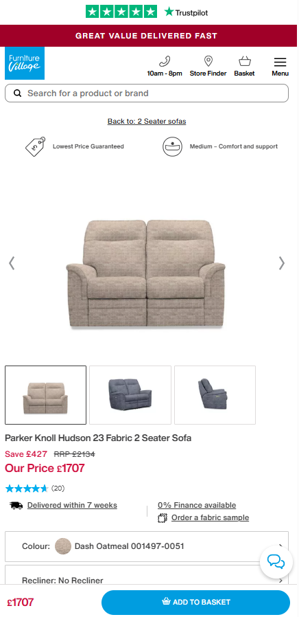 Price comparison