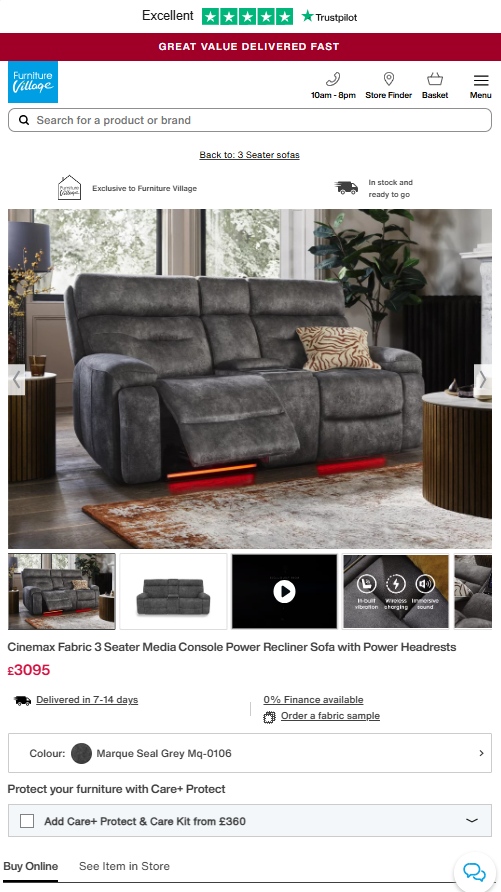 Price comparison