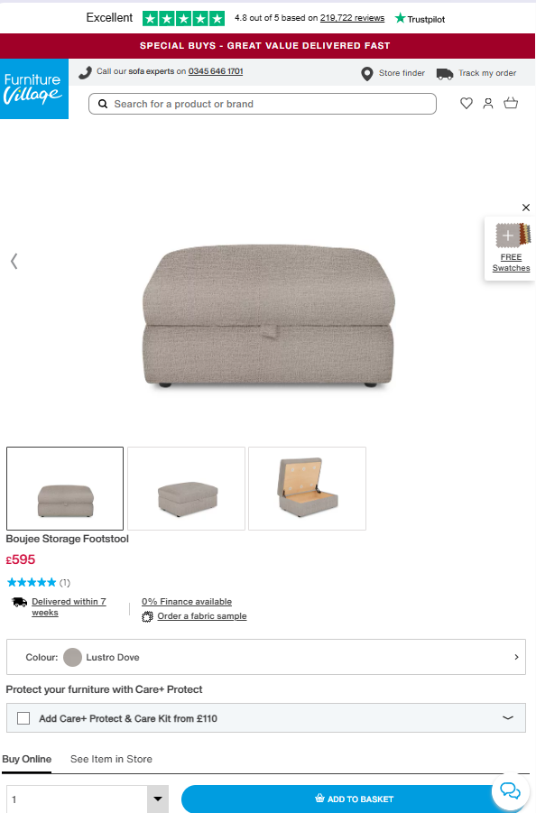 Price comparison