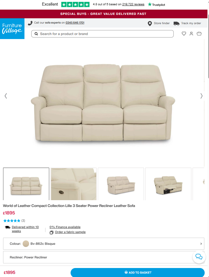 Price comparison