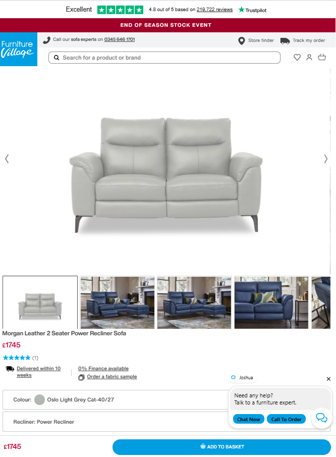 Price comparison
