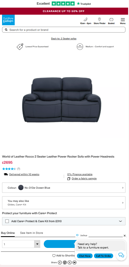 Price comparison
