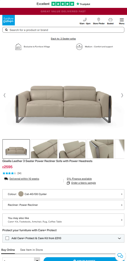 Price comparison