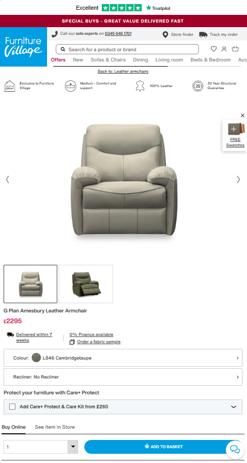 Price comparison