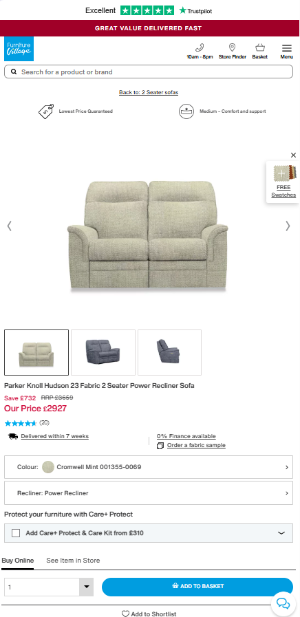 Price comparison