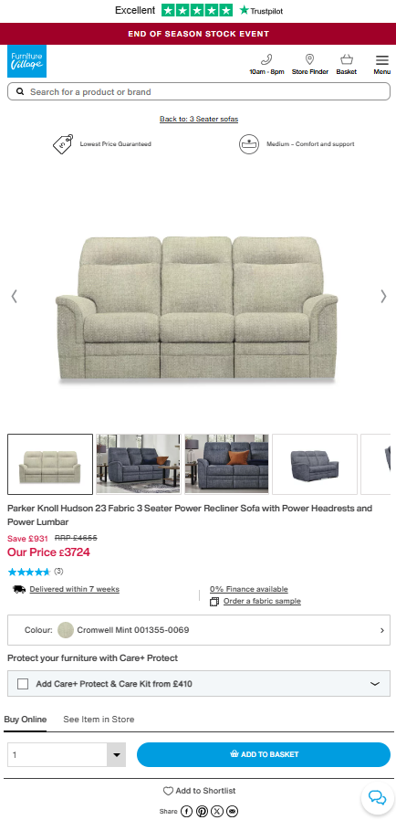Price comparison