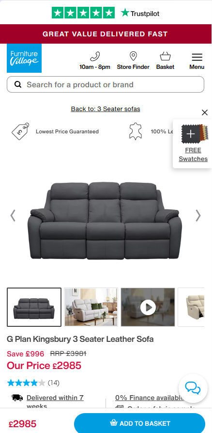 Price comparison