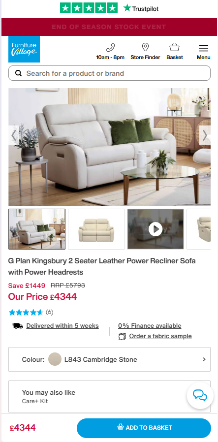 Price comparison