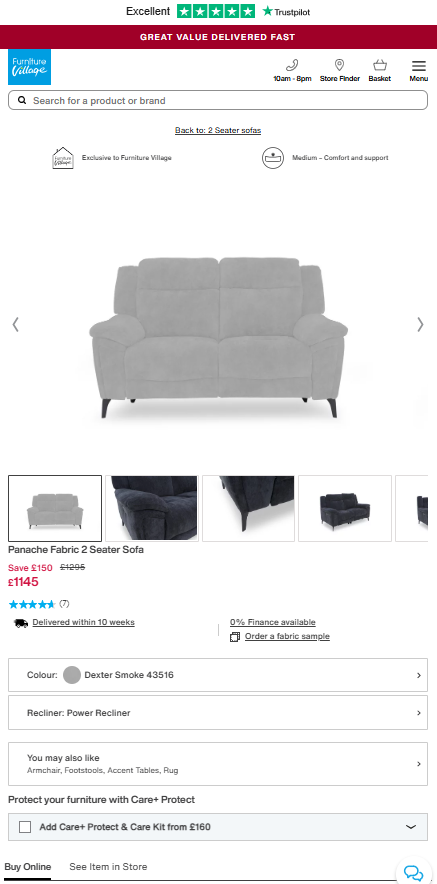 Price comparison