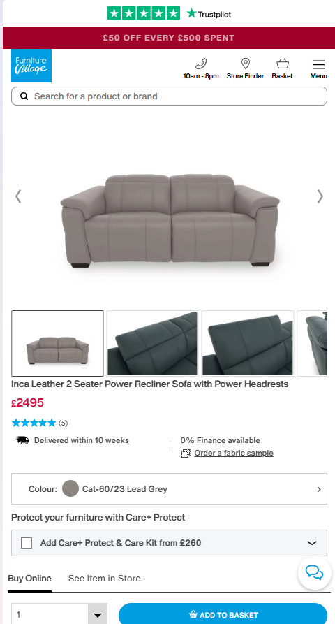 Price comparison