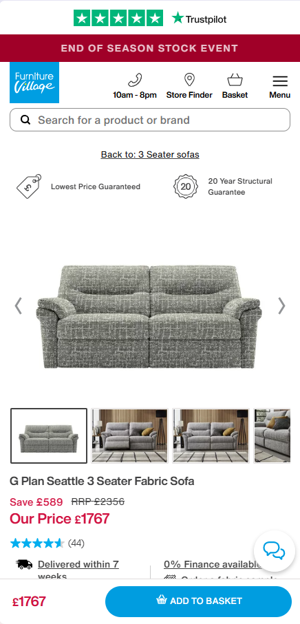Price comparison