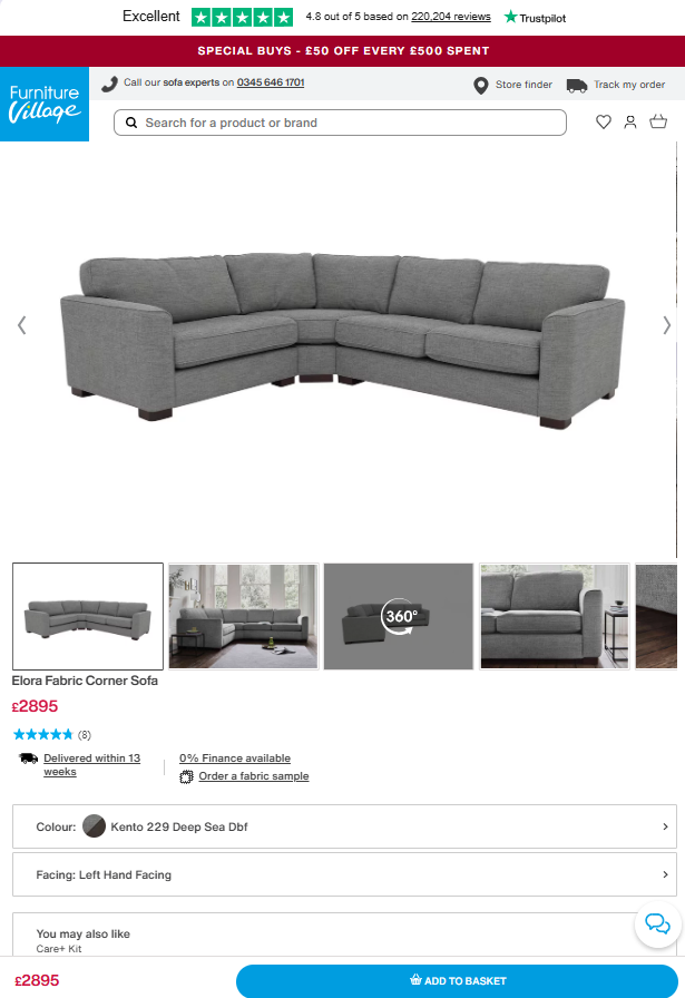 Price comparison