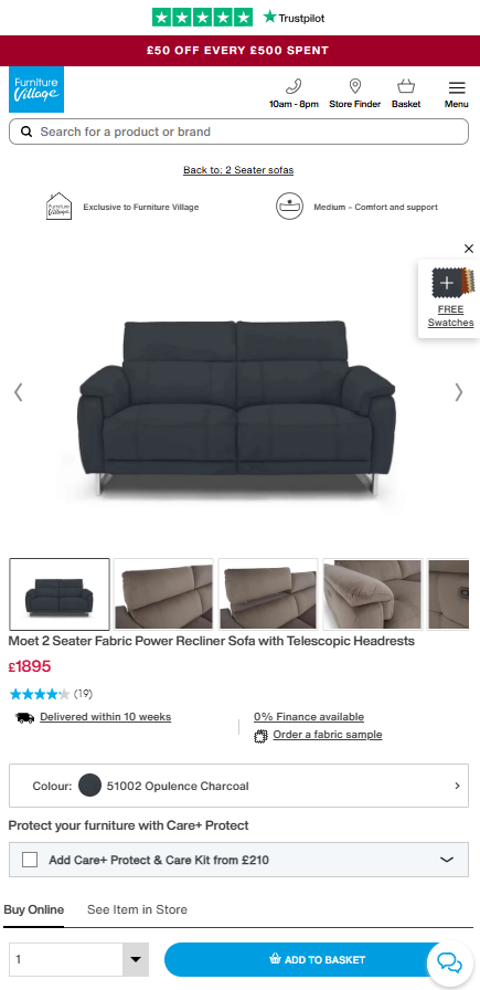 Price comparison