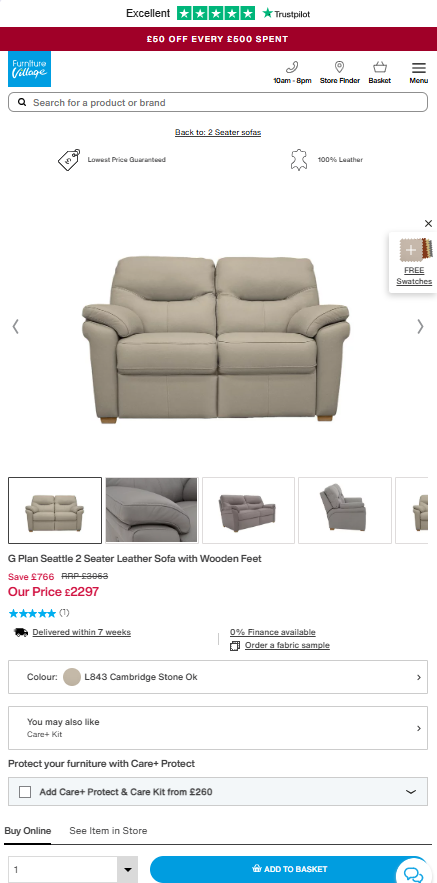 Price comparison