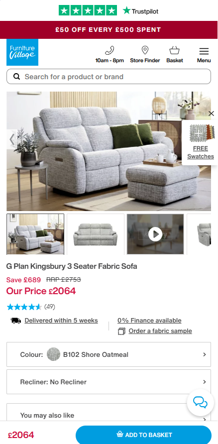 Price comparison