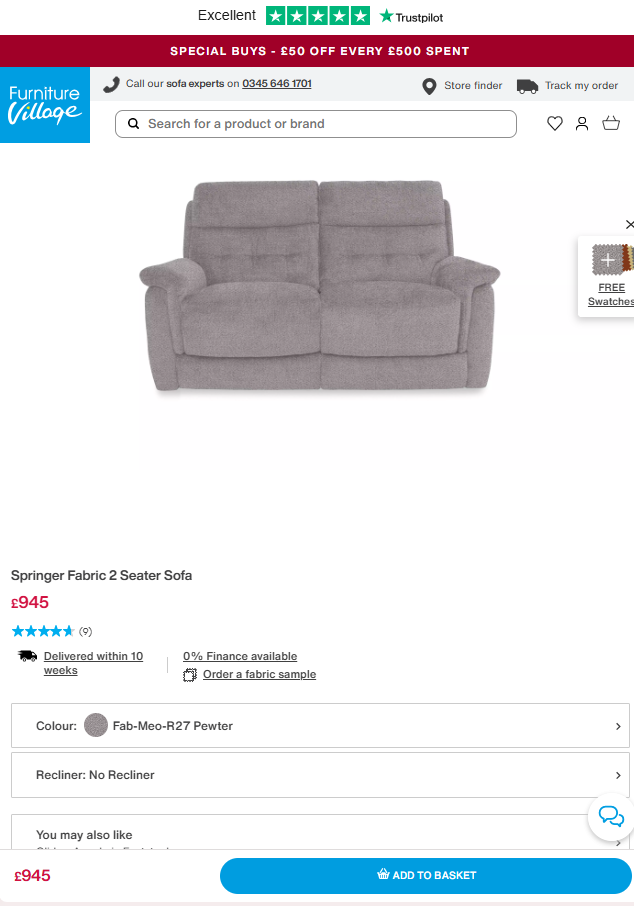 Price comparison
