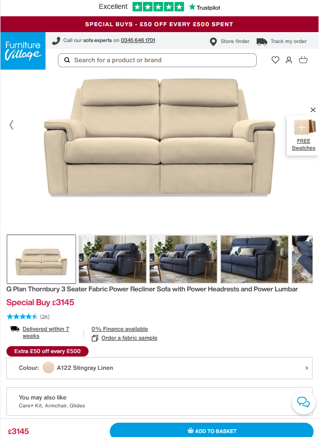 Price comparison