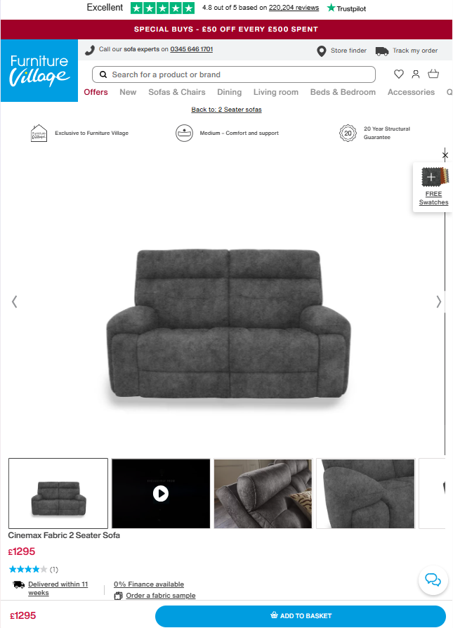 Price comparison