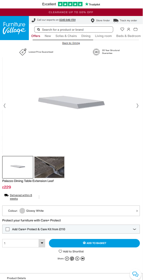 Price comparison