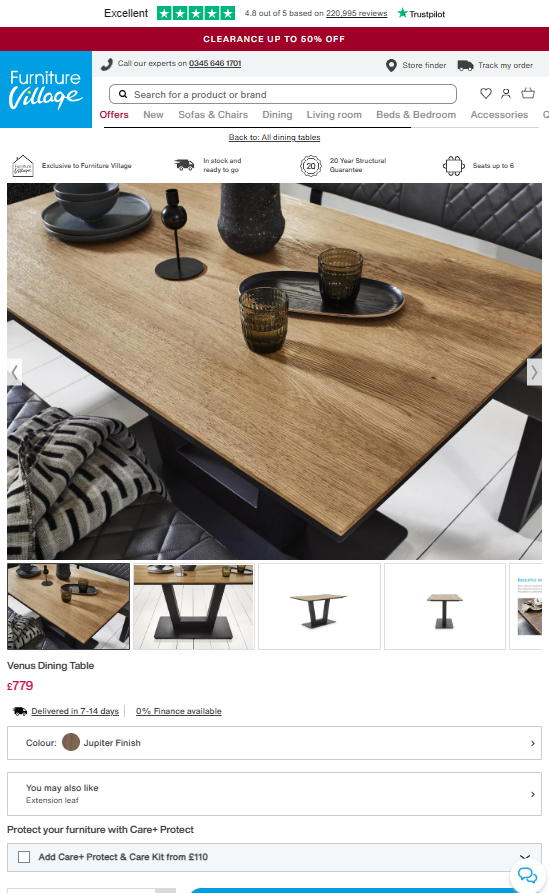 Price comparison