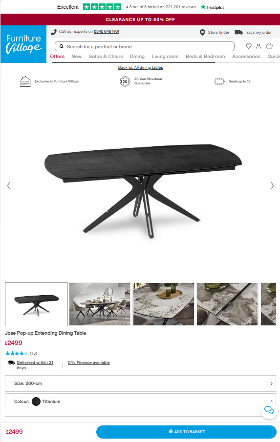 Price comparison