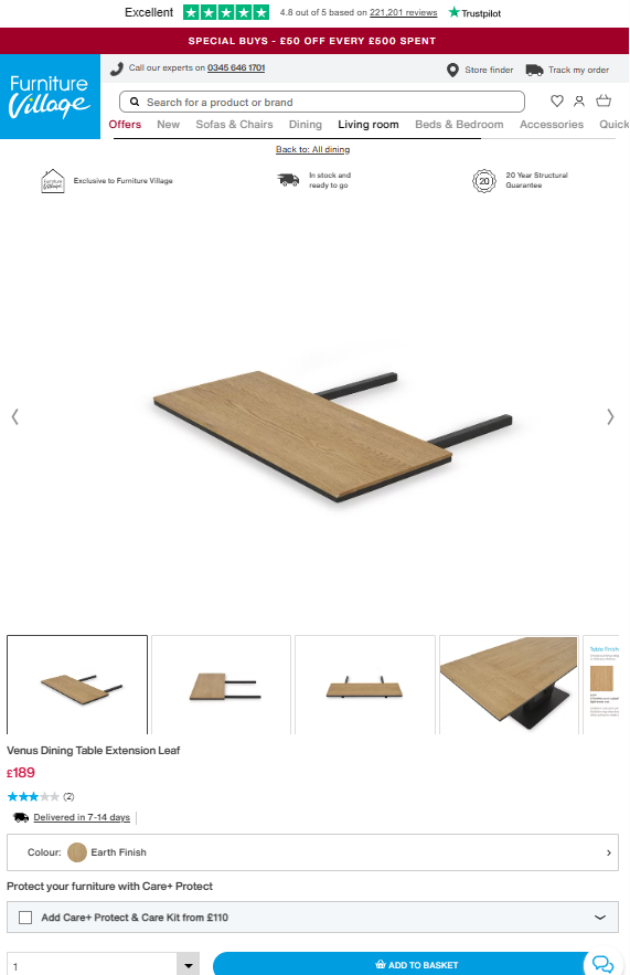 Price comparison