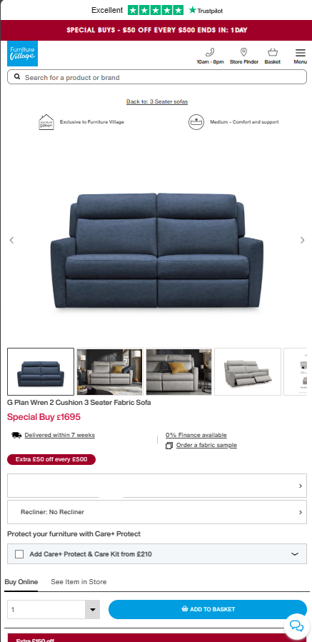 Price comparison