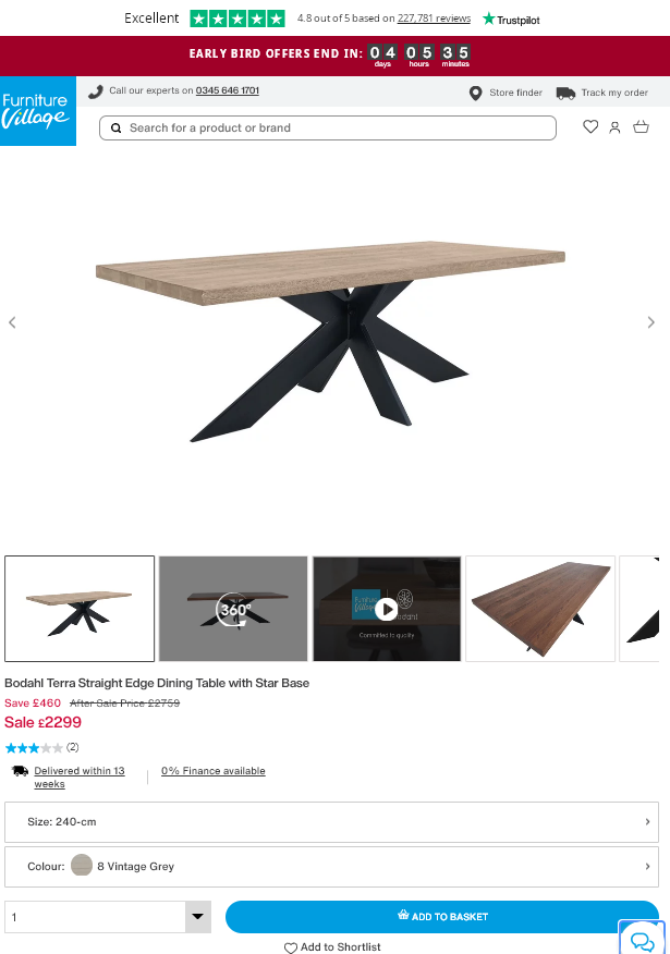 Price comparison