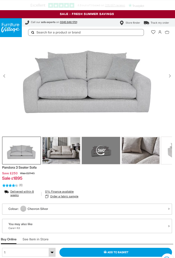 Price comparison