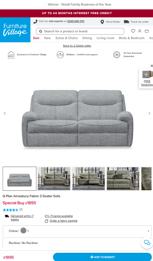 Price comparison