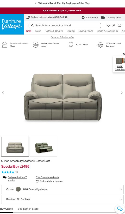 Price comparison