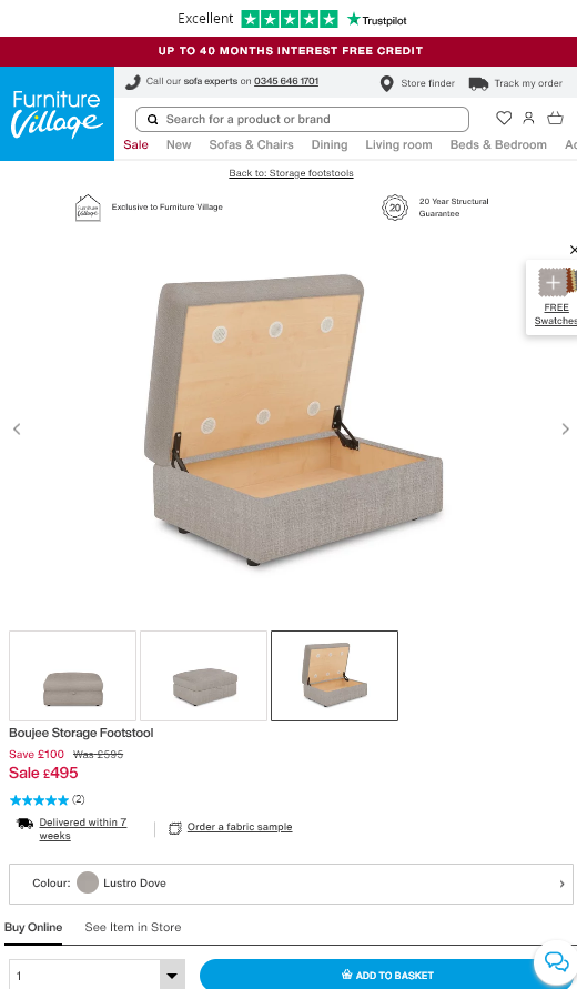 Price comparison
