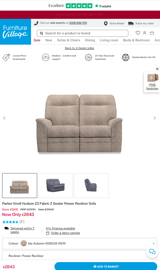 Price comparison