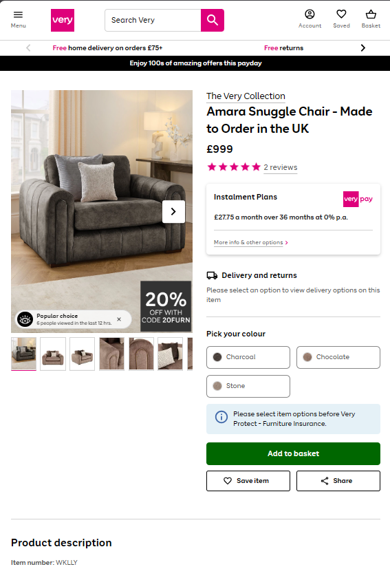 Price comparison
